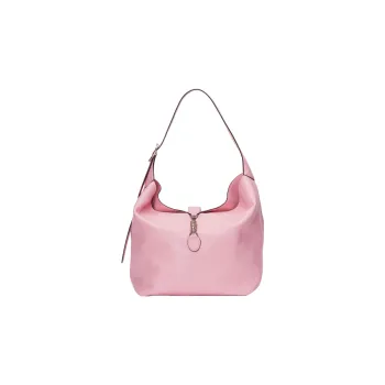GUCCI Jackie 1961 Leather Half Moon HOBO Shoulder Bag Unisex Pink