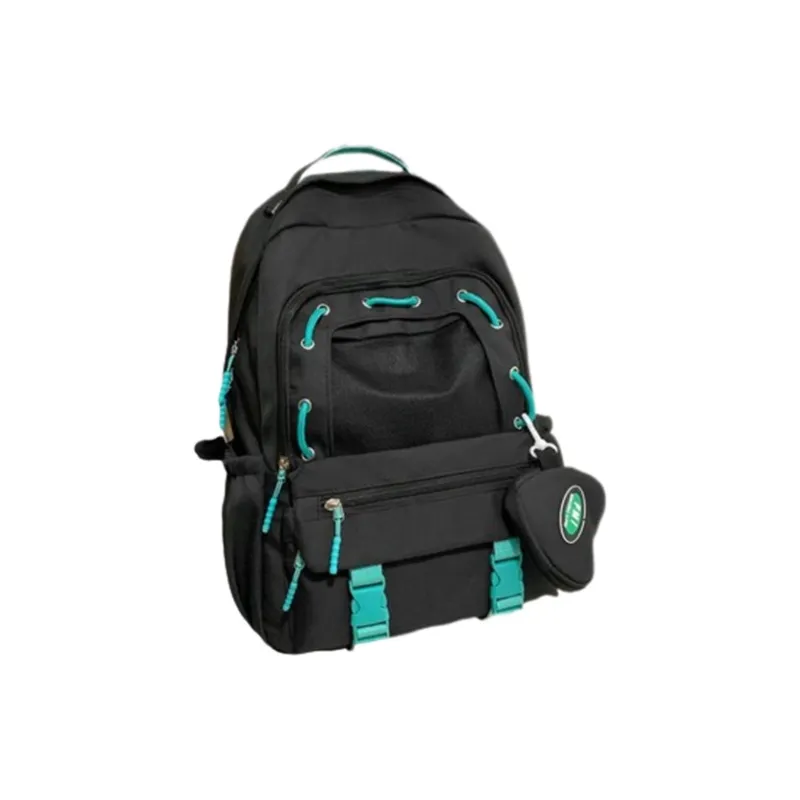 RUIPAI Nylon Backpack Unisex Custard/Lake Green/Dusty Blue/White/Black-11