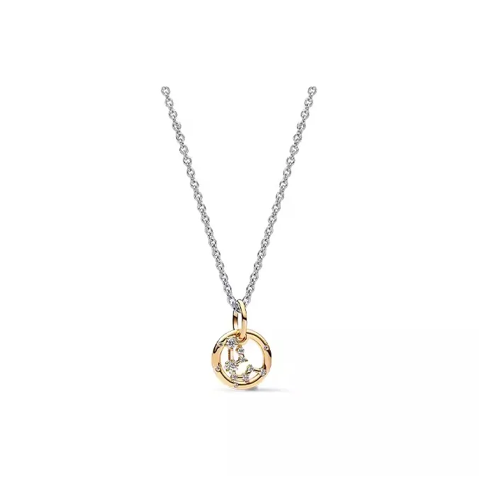 Pandora Copper Silver Alloy Necklaces Unisex Multicolor-8