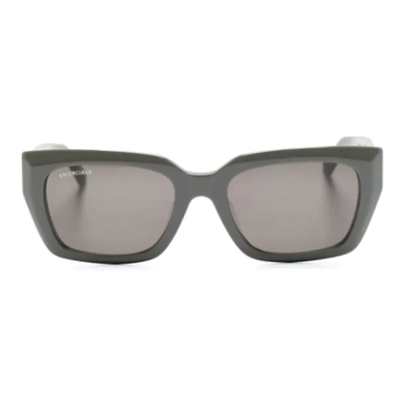 Balenciaga Eyewear Logo-lettering Square-frame Sunglasses-1