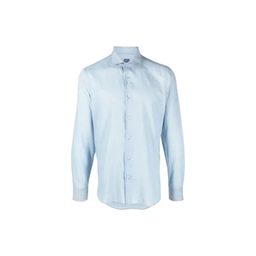 FEDELI Poplin Long-sleeve Shirt