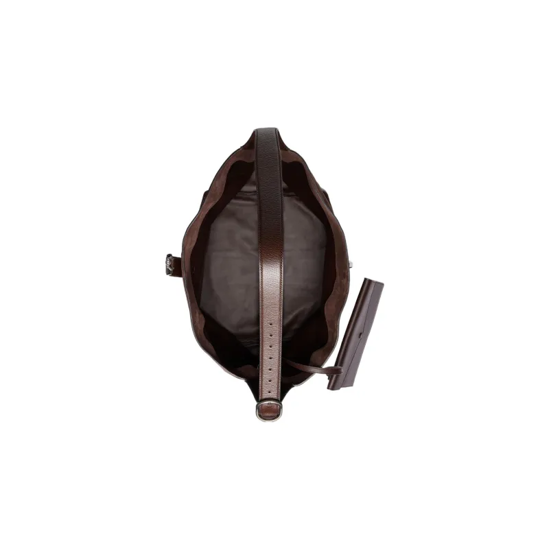 GUCCI Jackie 1961 Suede Leather Half Moon HOBO Shoulder Bag Unisex Brown-7