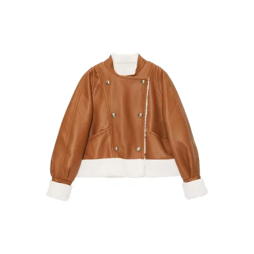 VERA VEINS Leather Jackets Women's