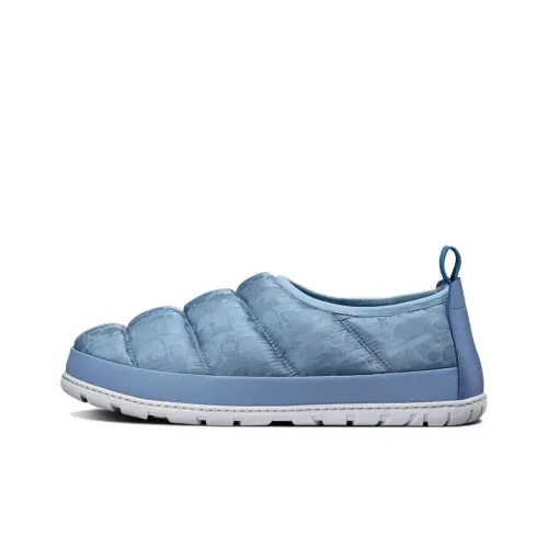 DIOR Snow Slipper Blue Oblique Technical Fabric