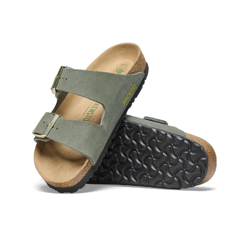 Birkenstock Slide Slippers Women's Light Green Regular-4