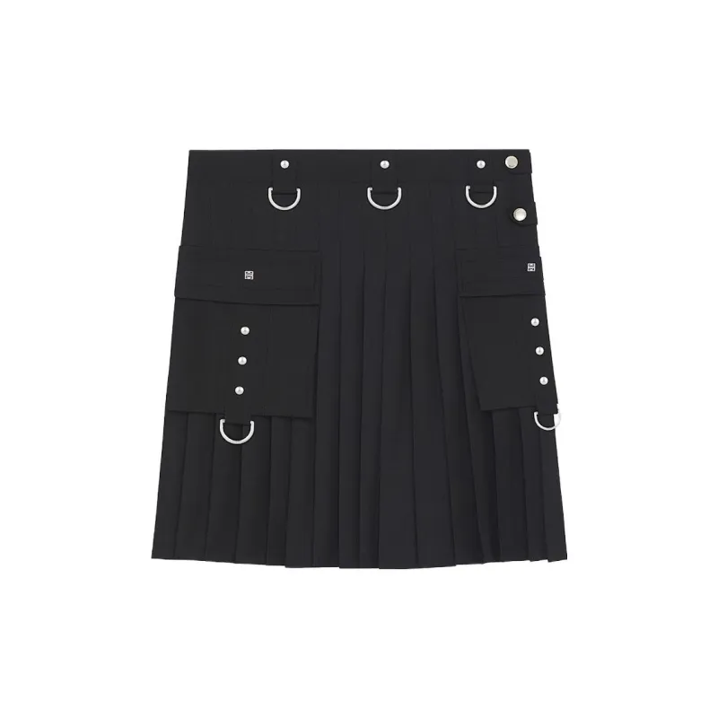Givenchy Kilted Skirt 'Black'-1