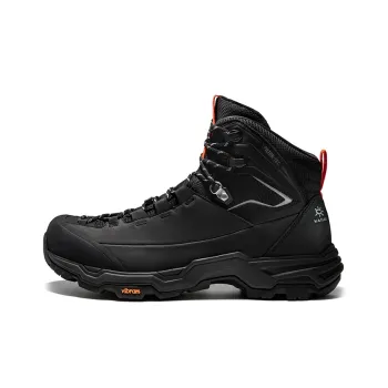KAILAS N53 2 FLT Collection Slip-Resistant Water-Resistant Mid-Top Outdoor Snowy Hiking Shoes Women's Ink Black