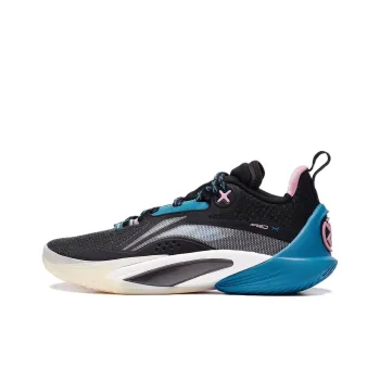 LiNing Speed 10 Cushioning, Slip Resistant, Abrasion Resistant, Breathable Low Top Basketball Shoes Men's Black