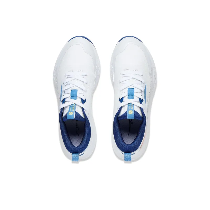 LiNing Soft Element Cushioning Breathable Low Top Casual Shoes Men's Standard White-3