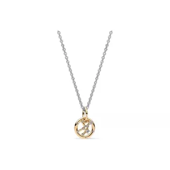 Pandora Copper Silver Alloy Necklaces Unisex Multicolor