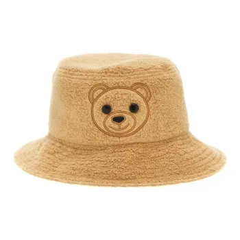 MOSCHINO Teddy Logo Embroidered Bucket Hat