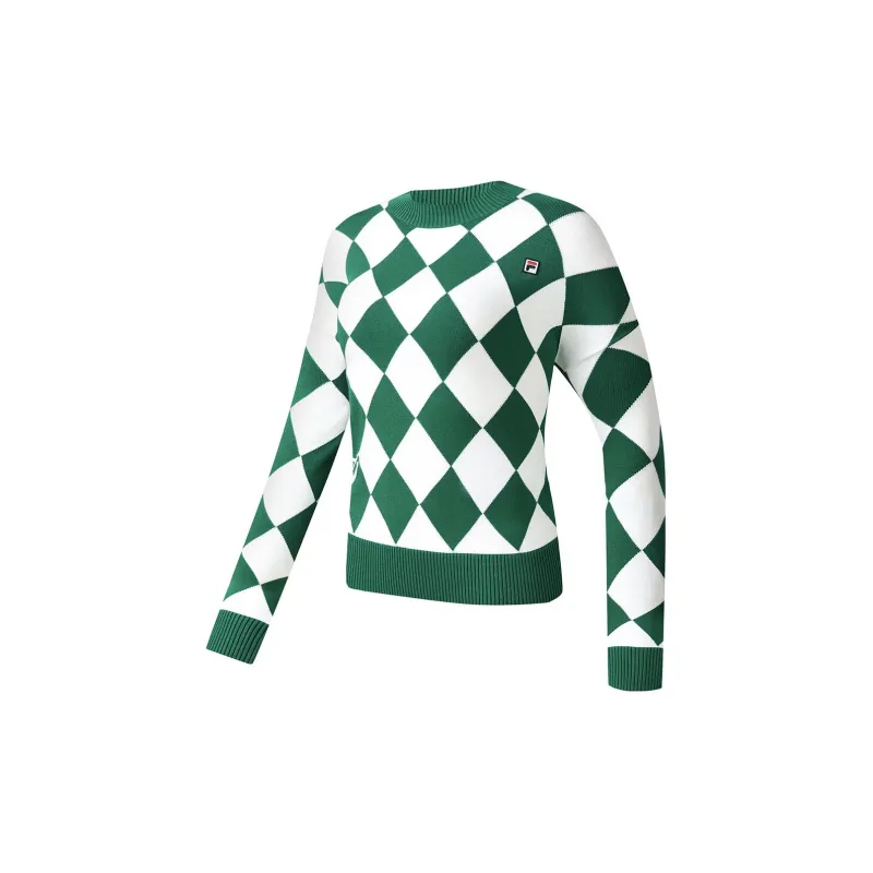 FILA Knitwear Women's Jacket Green-2
