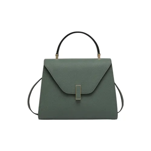 Valextra Iside Calfskin Shoulder Bag Crossbody Bag Handbag Medium Size Women's Musk Green