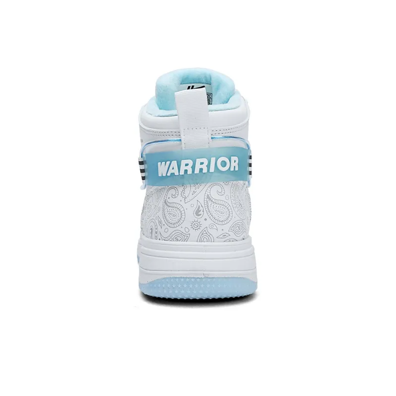 WARRIOR Skateboard Shoes Unisex High Top Gray/Blue-11