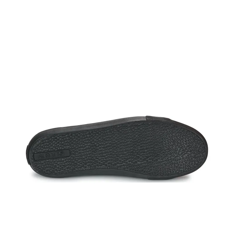 Levis Wear resistant And Lightweight Low Top Skateboard Shoes Men's Black-6