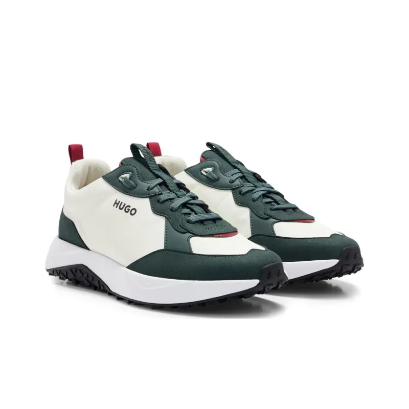 HUGO BOSS Wear Resistant Low Top Casual Shoes Men's White-2