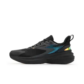361° Rain Screen Cushioned Anti Slip Wear Resistant Water Resistant And Warm Low Top Running Shoes Men's Obsidian Black