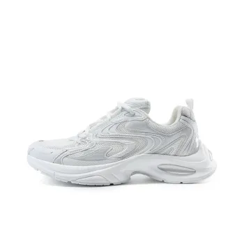Satchi Cushioning Abrasion Resistant Breathable Low Top Chunky Sneakers 4cm Men's White