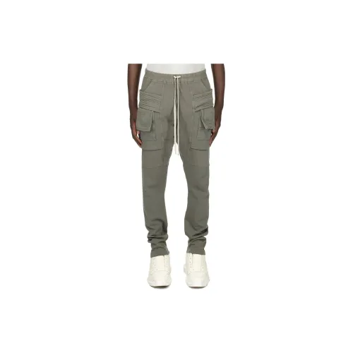 RICK OWENS Casual Pants Men Gray Blue