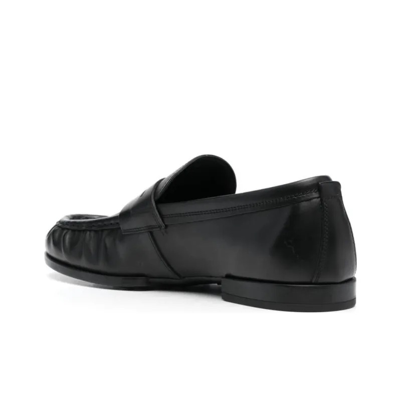TOD'S Round-Toe Slip-On Loafers-2