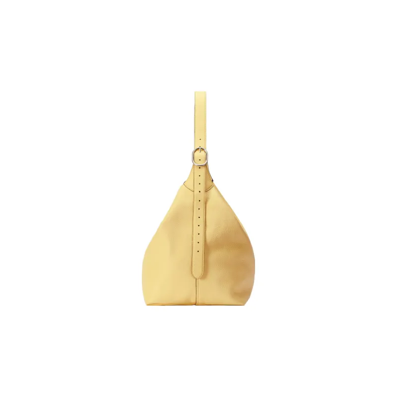 GUCCI Jackie 1961 Leather Half Moon HOBO Shoulder Bag Unisex Yellow-6
