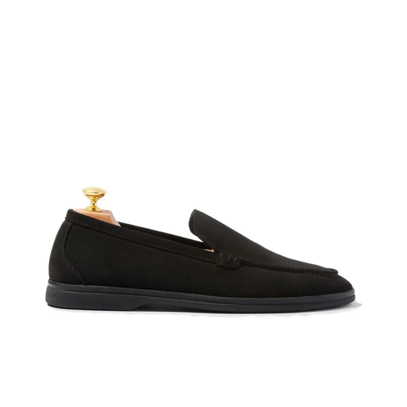 SCAROSSO Ludovico Round Toe Slip On Loafers-1