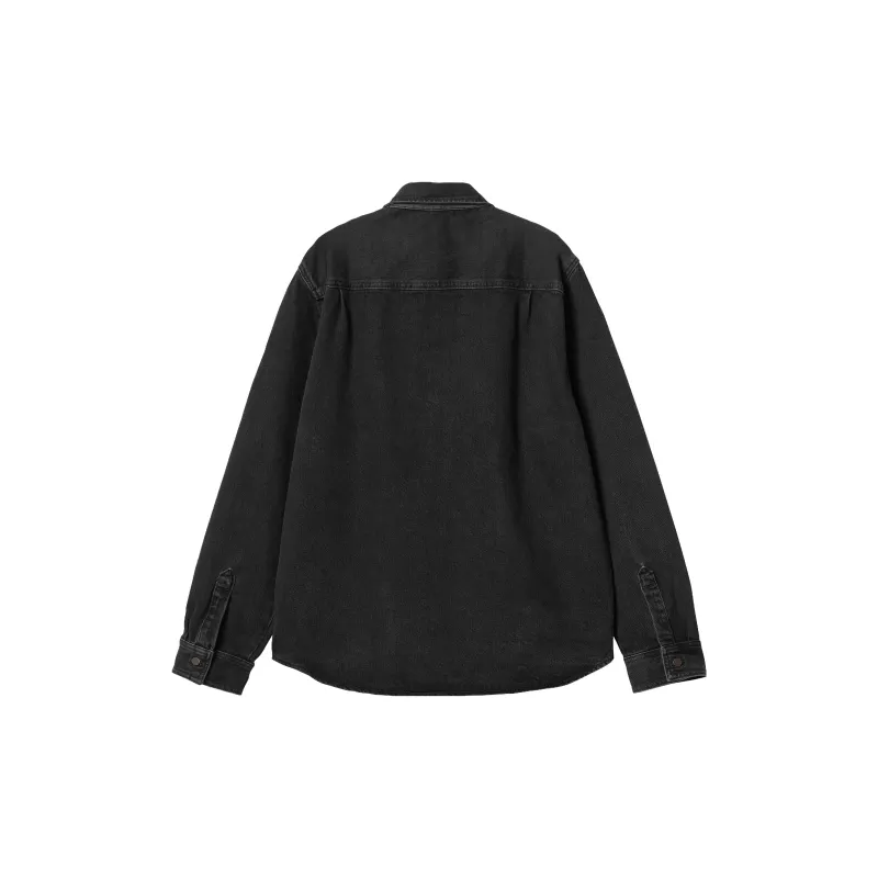 Carhartt WIP FW23 Tannin Series Shirts Men Stonewashed Black-1