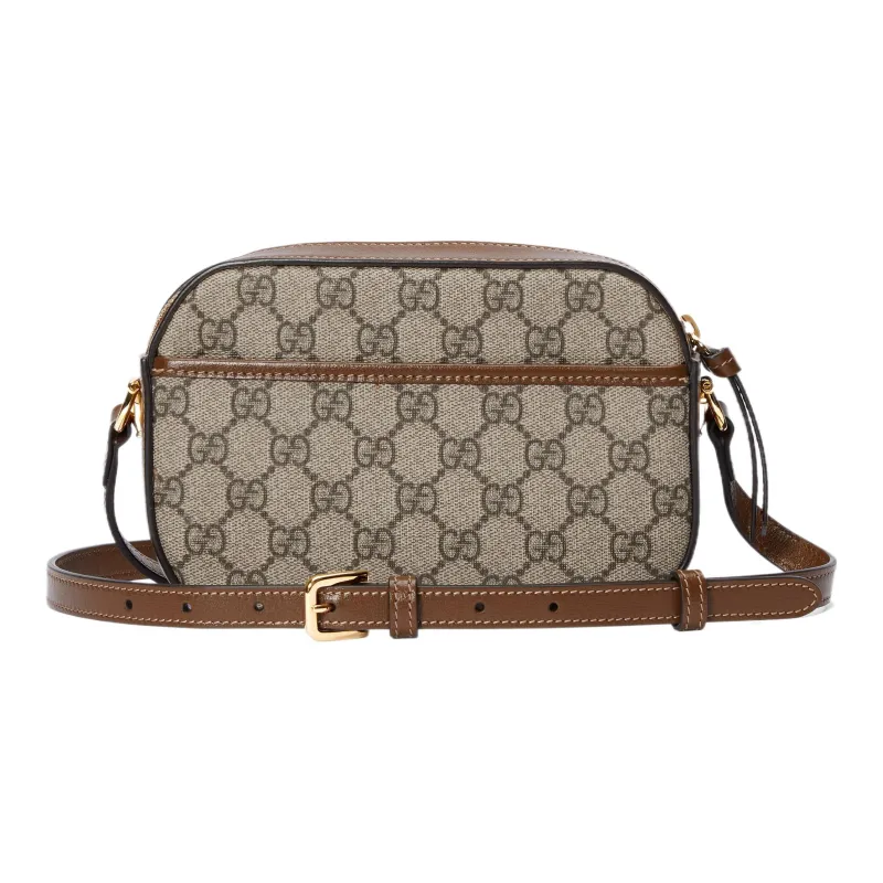 GUCCI Horsebit 1955 Canvas Crossbody Bag, Shoulder Bag Women's-3