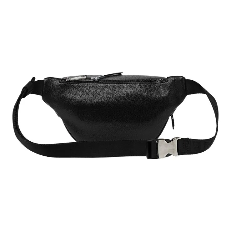 VERSACE JEANS COUTURE Polyurethane One Shoulder Crossbody Bag, Sling Bag, Fanny Pack Regular Men's Black-2