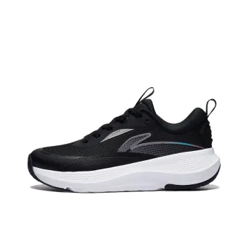 LiNing Soft Go Cushioning Anti Slip Wear Resistant Breathability Low Top Casual Shoes Women's Black