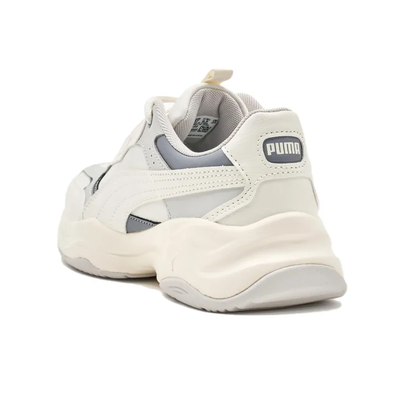 PUMA Cilia Pairy Cushioning Breathable Low Top Running Shoes Women's Beige-3