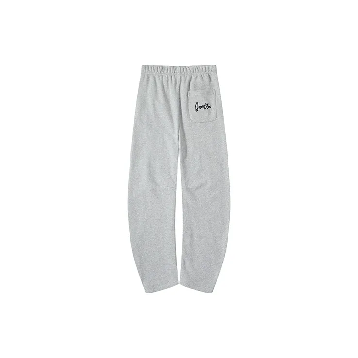 Apparition Knitted Sweatpants Unisex Heather Gray-1