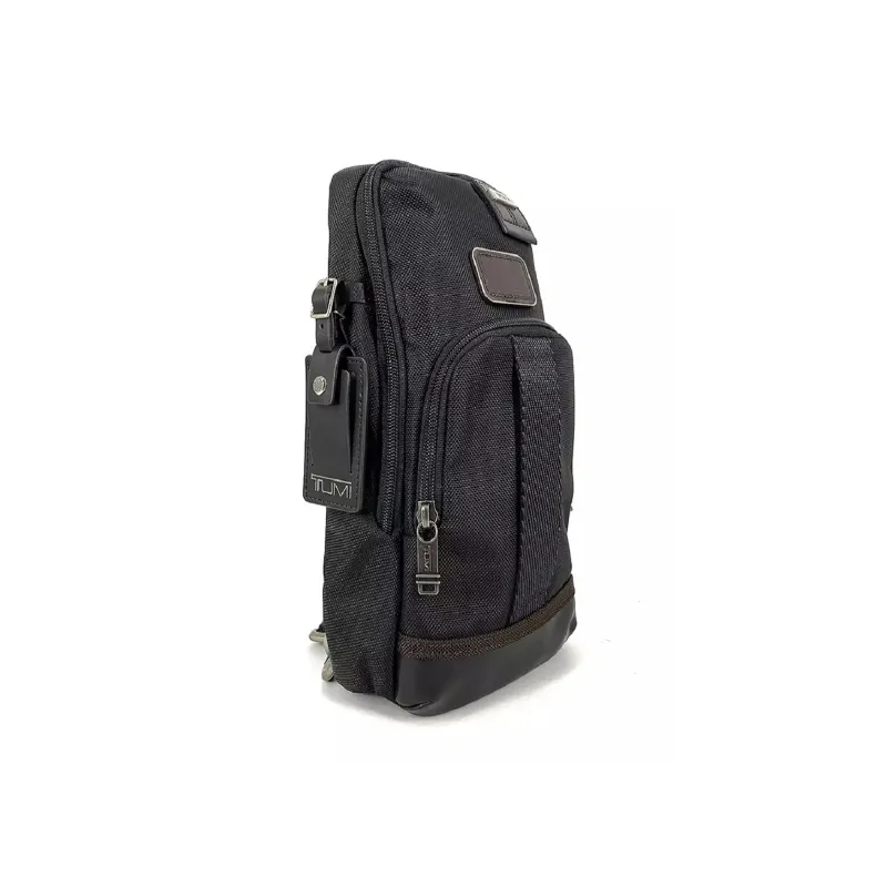 TUMI Canvas Sling Bag Fanny Pack Canvas Bag Shoulder Bag Crossbody Bag Regular Men's Black-2