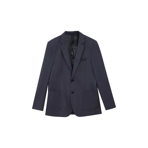 JACK&JONES Business Suits Men Navy Blue Blazer