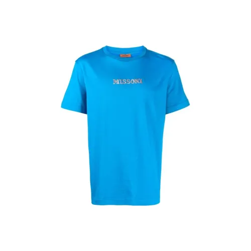 MISSONI T-Shirts Men Cobalt Blue