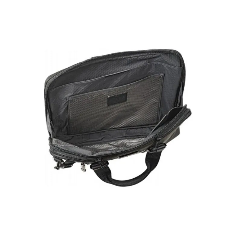 TUMI Elastic Nylon Shoulder Bag Crossbody Bag Handbag Laptop Bag Briefcase Men's Black-2