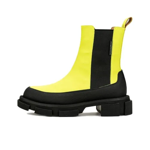 Both Chelsea Boots Unisex Neon Yellow