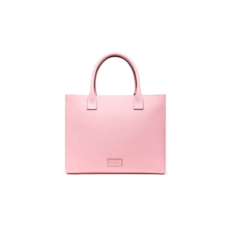 VERSACE Fabric Tote Bag Shopping Bag Handbag Women's Pink-2