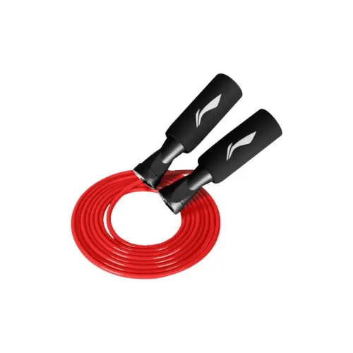 LiNing Fitness Training Non Countable Jump Ropes Fitness Crowd PVC Rope PP Foam Controller 2.8m Rose Red