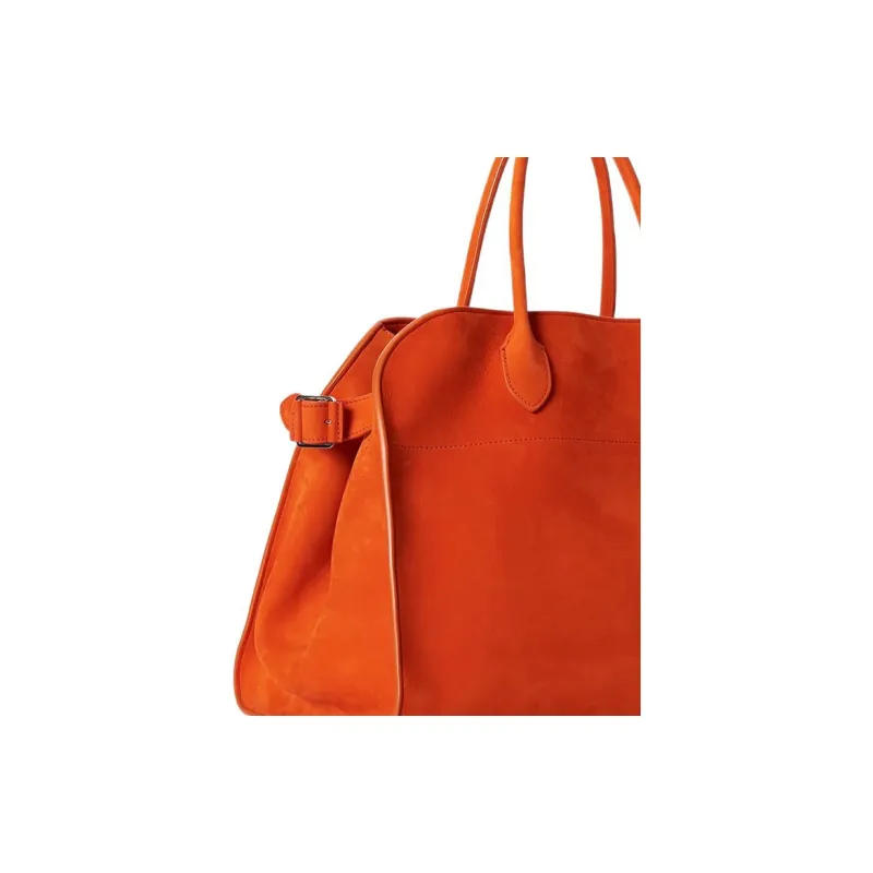 THE ROW Margau Smoothing Calfskin Nappa Leather Tote Bag Shopping Bag Handbag Women's Orange-3