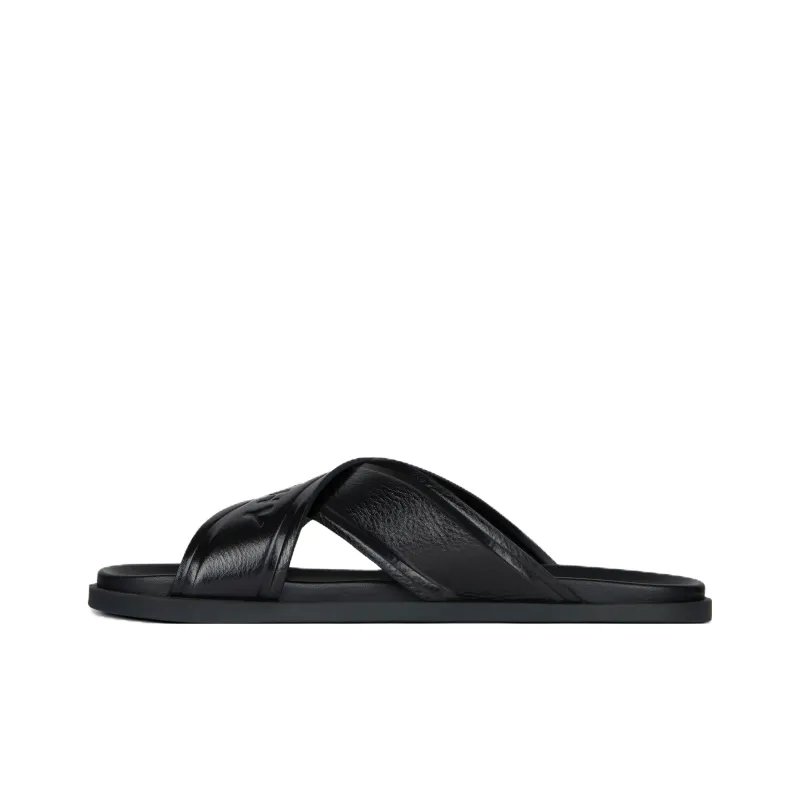 GIVENCHY Slide Slippers Men's Black-0