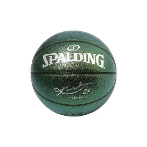 SPALDING Synthetic Leather Basketball Green Size 7 Ball Training