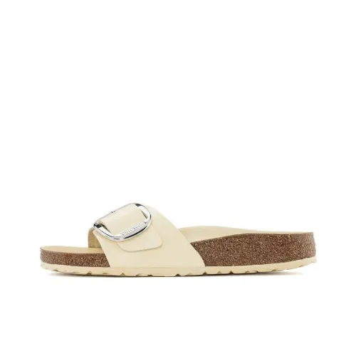 Birkenstock Madrid Big Buckle Flip-flops Women's Highlighters Butter