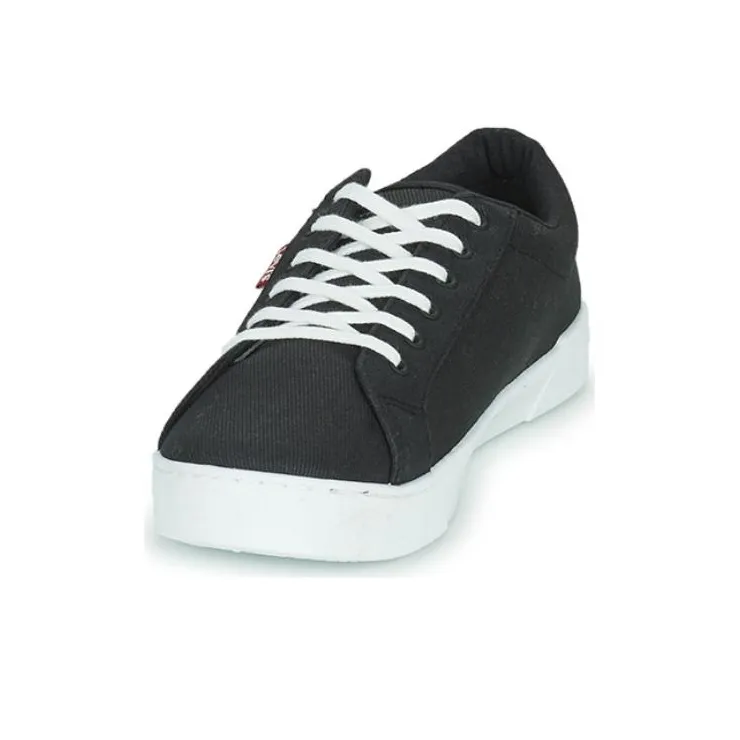 Levi's Wear resistant And Lightweight Low Top Skateboard Shoes Women's Black-2