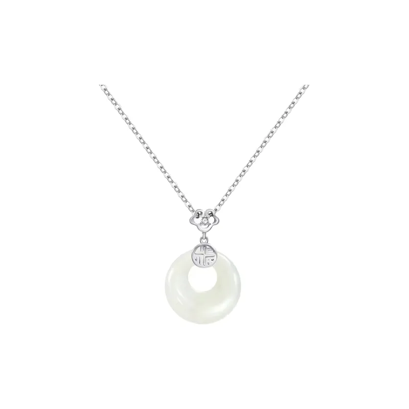 VIVIWELL Chalcedony Necklaces Unisex-0