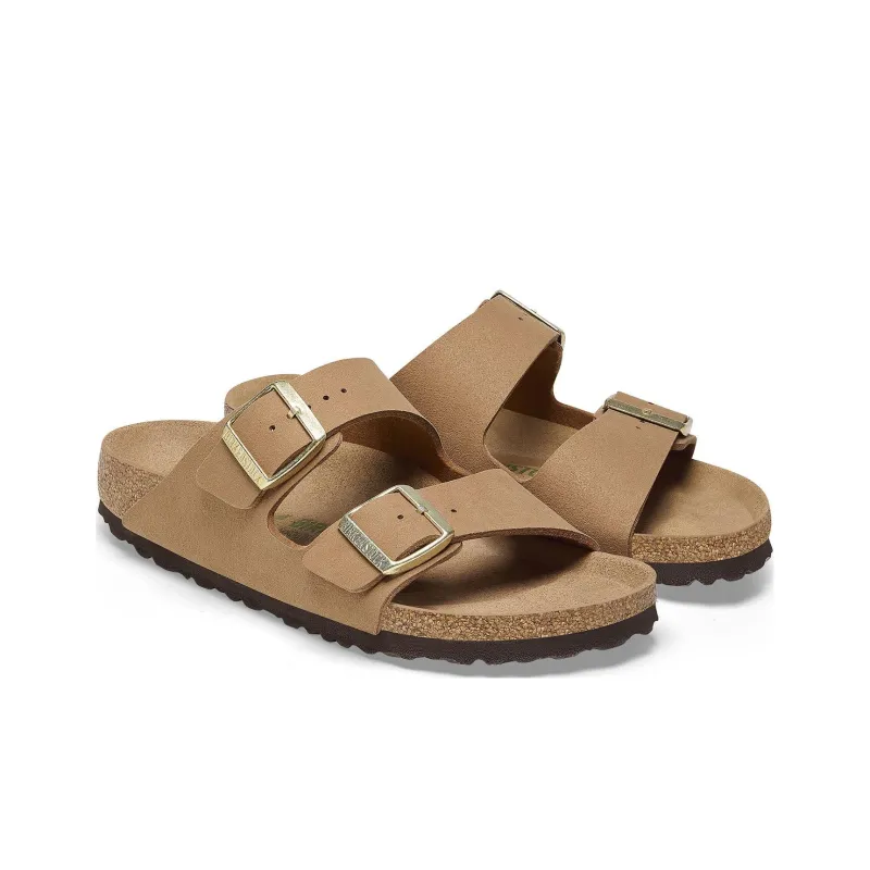 Birkenstock Slide Slippers Women's Light Brown Narrow-2
