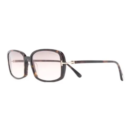 TOM FORD Eyewear Tortoiseshell Rectangular-frame Sunglasses