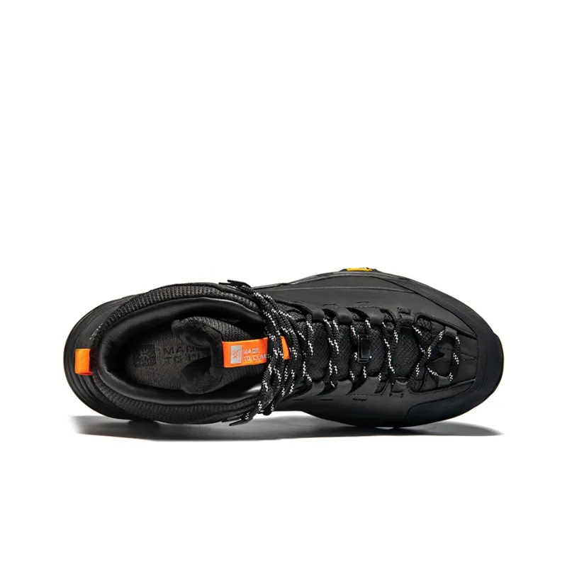 KAILAS N53 2 FLT Collection Slip Resistant Water Resistant Mid Top Outdoor Snowy Hiking Shoes Women's Ink Black-2