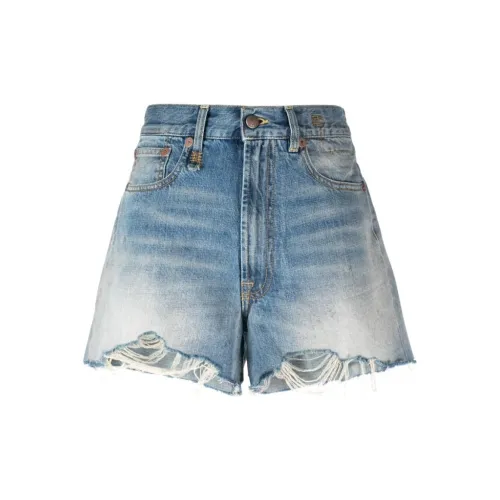 R13 Denim Shorts Women's Blue