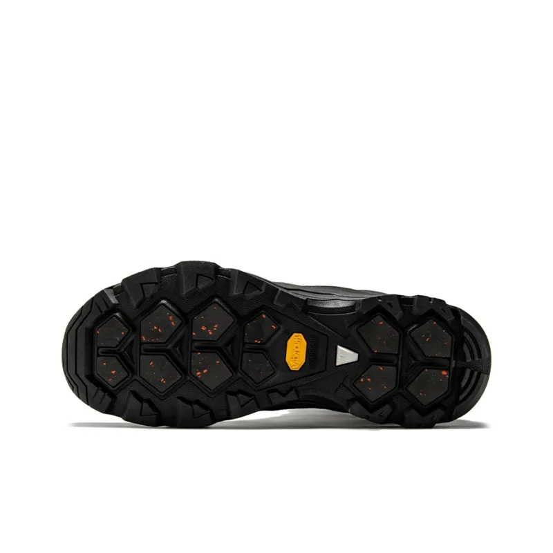 KAILAS N53 2 FLT Collection Slip Resistant Water Resistant Mid Top Outdoor Snowy Hiking Shoes Men's Ink Black-4